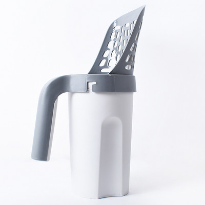 Prijenosna lopata za mačji pijesak Samočisteća lopatica za mačji pijesak s vrećicama za otpad Jednodijelni Alat za čišćenje kutije za mačji pijesak Potrepštine za kućne ljubimce