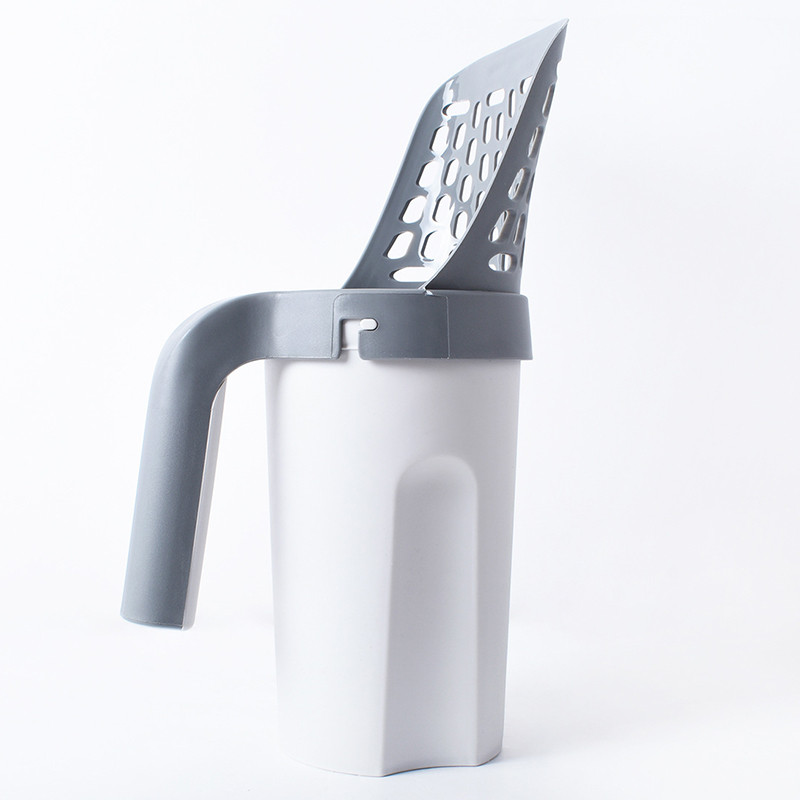 Prijenosna lopata za mačji pijesak Samočisteća lopatica za mačji pijesak s vrećicama za otpad Jednodijelni Alat za čišćenje kutije za mačji pijesak Potrepštine za kućne ljubimce