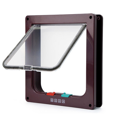 Pametna vrata za kućne ljubimce Sigurnosna brava s zaključavanjem u 4 smjera ABS plastika Vrata s preklopom za pse i mačke Upravljačka vrata s prekidačem smjera Oprema za male kućne ljubimce