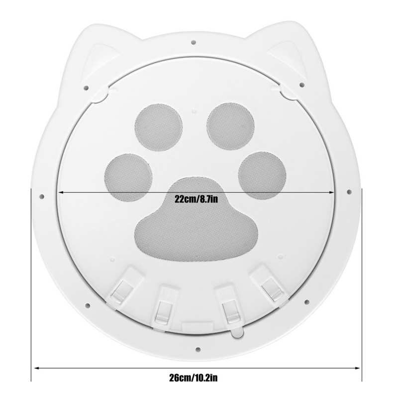 Plastična vrata za mačke Plastična vrata za mačke Kontrolirani pristup 4 načina sprječavanja sudara Magnetna unutarnja vrata za mačke za kućne ljubimce