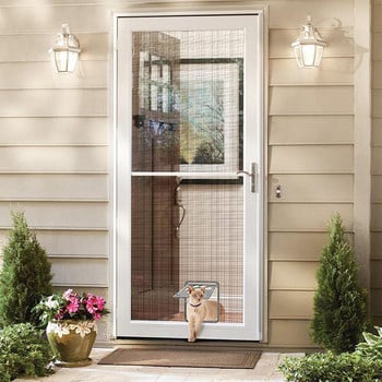 Шаблон за отпечатък на куче Домашна котка Врата Прозорец Врата Екран Капак за куче Безопасни консумативи за домашни любимци