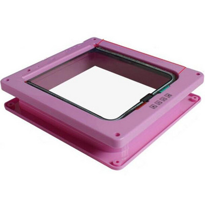 Naminių gyvūnėlių durų anga kačių šunų dviejų krypčių laisvos prieigos durų anga, tinkanti stiklinėms ir medinėms durims montuoti