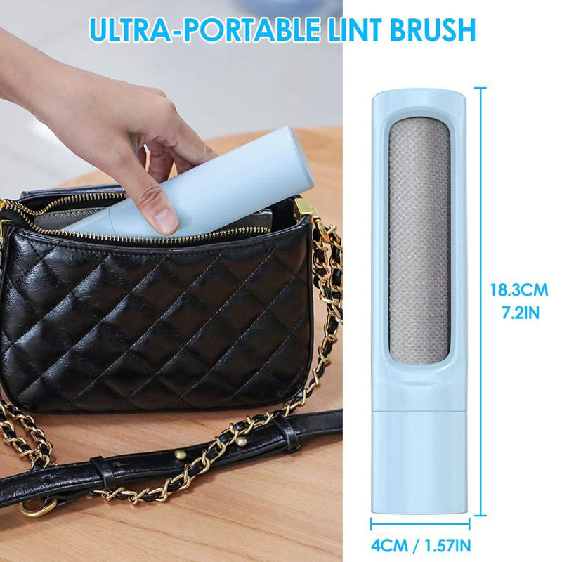 2-1 Višekratna četka za uklanjanje dlaka kućnih ljubimaca Valjak za dlačice Samočisteća četka za uklanjanje dlake pasa mačka Četka za uklanjanje prašine za odjeću Prijenosna Učinkovita