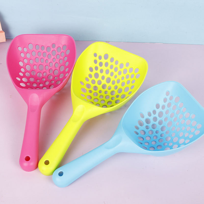 Lopata za mačji pijesak Izdubljeni alat za čišćenje kućnih ljubimaca Žlica za mačji pijesak Lopatica za mače Pas Mačka Sredstva za čišćenje pijeska Nasumične boje