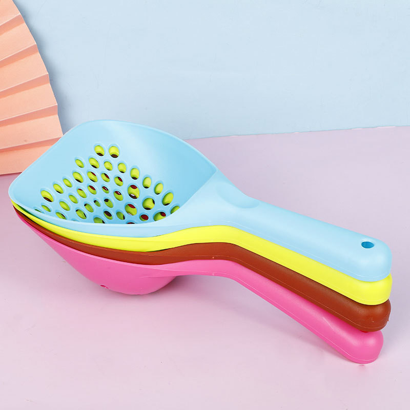 Lopata za mačji pijesak Izdubljeni alat za čišćenje kućnih ljubimaca Žlica za mačji pijesak Lopatica za mače Pas Mačka Sredstva za čišćenje pijeska Nasumične boje