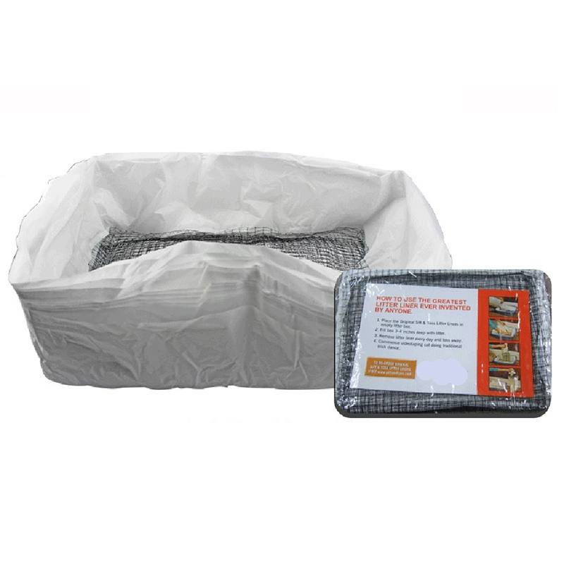 10 komada SL filtera za mačji izmet za višekratnu upotrebu Hands Free ulošci za mačji izmet Elastična vreća za mačji pijesak Filter Higijenski ulošci u kutiju za pijesak