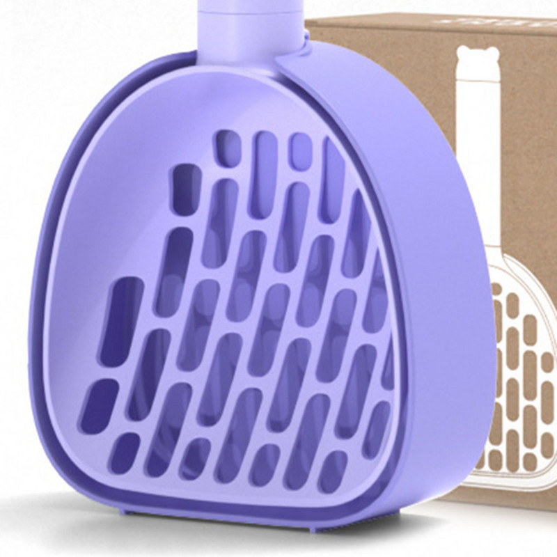 Pārnēsājams kaķu pakaišu lāpstas komplekts Cat Pooper Scooper tīrīšanas piederumi Pet Shovel Kaķu tualetes tīrīšanas lāpsta ar atkritumu maisu