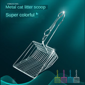 Lopata za mačji pijesak Metalna lopata s finim rupama Potrepštine za mačke Lopata za mačji izmet Nehrđajući mali otvor od tofua Bentonit Lopata za mačji pijesak Potrepštine za kućne ljubimce