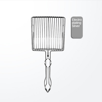 Lopata za mačji pijesak Metalna lopata s finim rupama Potrepštine za mačke Lopata za mačji izmet Nehrđajući mali otvor od tofua Bentonit Lopata za mačji pijesak Potrepštine za kućne ljubimce