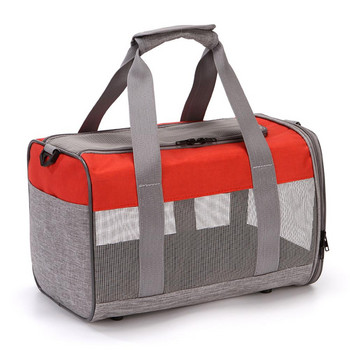 Диагонална чанта за котки, мрежеста кърпа, преносима, сгъваема, дишаща чанта за кучета, раница за домашни любимци, клетка за пътуване на открито