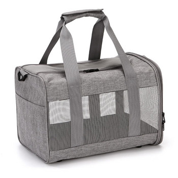 Διαγώνια τσάντα γάτας, υφασμάτινο πλέγμα, φορητή αναπνέουσα τσάντα σκύλου Σακίδιο πλάτης για κατοικίδια για ταξίδια σε εξωτερικό χώρο