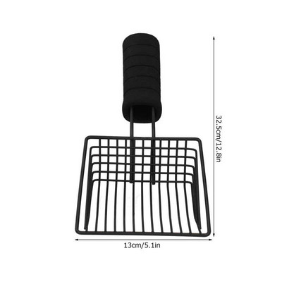 Višekratna metalna lopatica za čišćenje pijeska za mačji pijesak Lopatica za sitanje peska za mačke Lopata za pijesak za kućne ljubimce