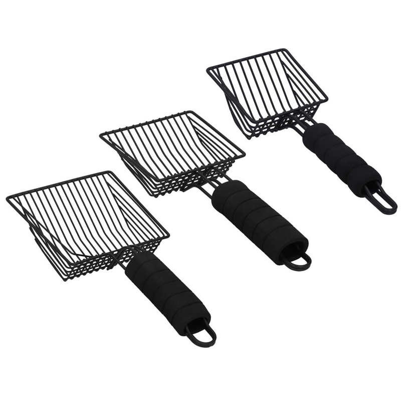 Višekratna metalna lopatica za čišćenje pijeska za mačji pijesak Lopatica za sitanje peska za mačke Lopata za pijesak za kućne ljubimce