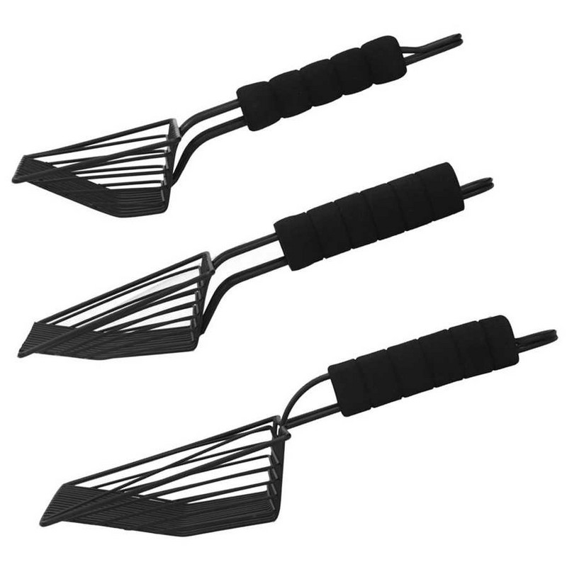 Višekratna metalna lopatica za čišćenje pijeska za mačji pijesak Lopatica za sitanje peska za mačke Lopata za pijesak za kućne ljubimce