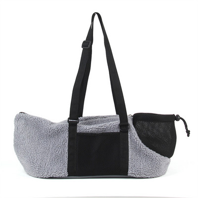 Brīvdabas ceļojumu kucēnu suņu plecu soma maziem suņiem Ziemas silta kašmira lolojumdzīvnieku siksnas pārvadātājs Čivavas kaķu talismani Aksesuāri