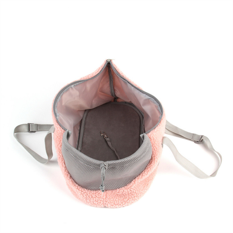 Brīvdabas ceļojumu kucēnu suņu plecu soma maziem suņiem Ziemas silta kašmira lolojumdzīvnieku siksnas pārvadātājs Čivavas kaķu talismani Aksesuāri