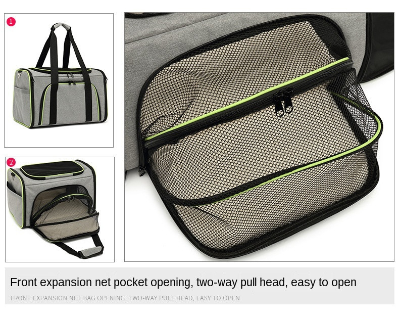 Višenamjenski Kavez za mačke velikog kapaciteta Udobno štene Sklopiva nosiljka Pas koji diše Torba koja se ne deformira Pribor za kućne ljubimce