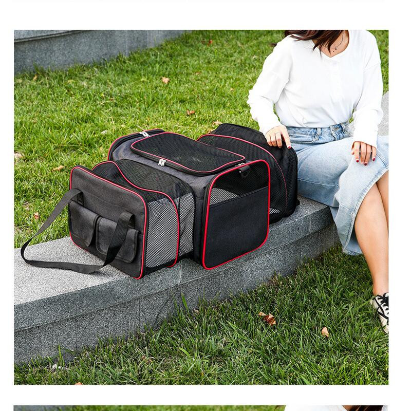 Višenamjenski Kavez za mačke velikog kapaciteta Udobno štene Sklopiva nosiljka Pas koji diše Torba koja se ne deformira Pribor za kućne ljubimce