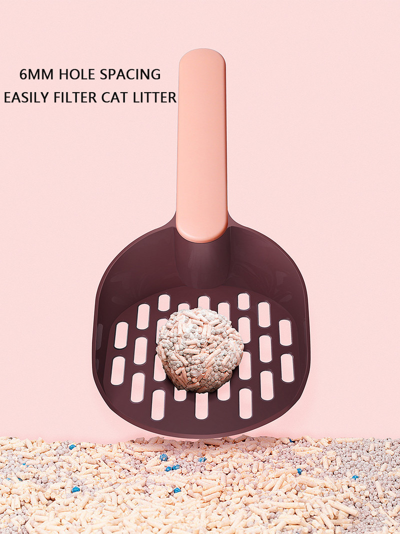 Lāpstiņa kaķiem šūšanas krāsa kaķu pakaišu lāpsta moderna lāpstiņa kaķu tualetei Vienkāršība Pakaišu kastes lāpsta Preces kaķiem