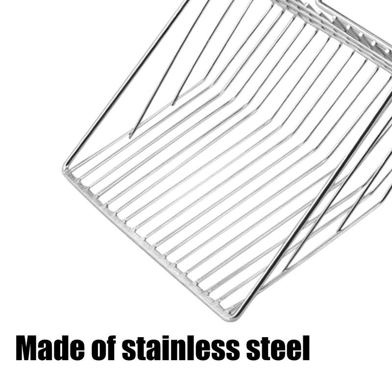 Lopatica za pijesak za mačke Duboka lopata Mala lopatica za pijesak za mačke Metalna lopatica za pijesak za mačiće Heavy Duty Cats Pooper duboka lopata za pijesak