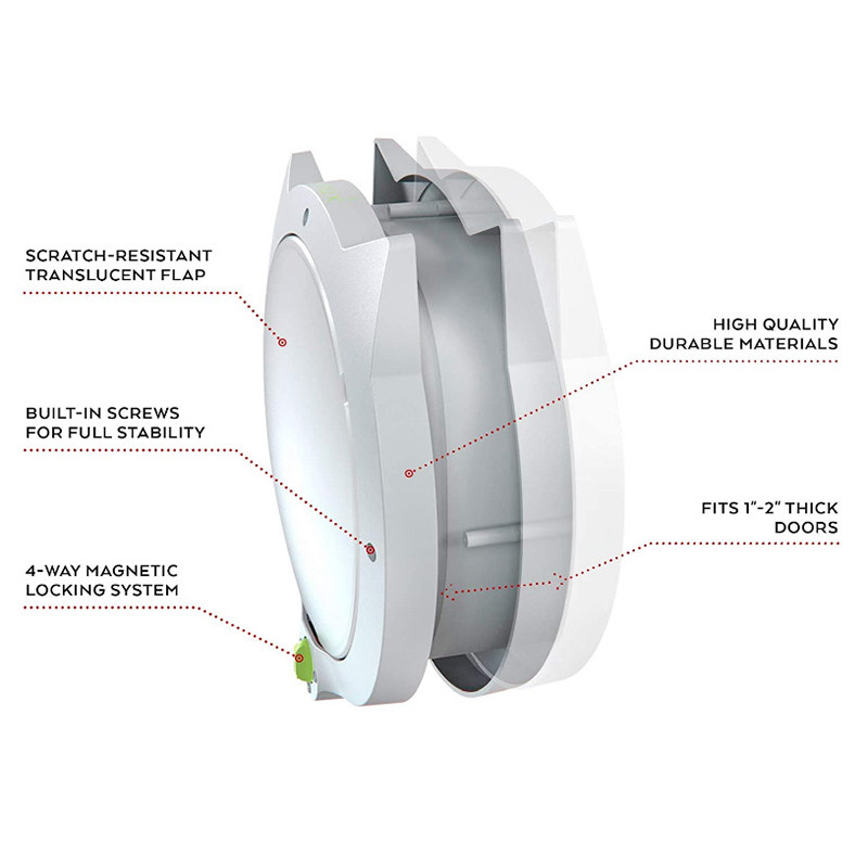 4 načina zaključavanja Mala mačka Vrata za pse Vrata za kućne ljubimce Vrata za štene za unutarnja vanjska vrata Prozor na zaključavanje Sigurna vrata za pse Vrata za kućne ljubimce