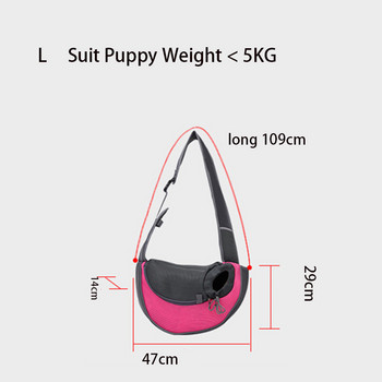 Τσάντα σκύλου ταξιδιού Αναπνεύσιμη τσάντα γάτας Φορητή ροζ θήκη με πλέγμα εξωτερικού χώρου Oxford τσάντα μεταφοράς κατοικίδιων ζώων Μπροστινό κάλυμμα για κουτάβι Προϊόντα