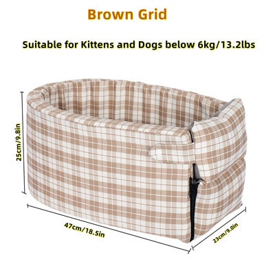 Kućni ljubimac Štene Mačka Krevet Nosiljka Putna torba za autosjedalicu Središnja kontrola Naslon za ruke Neklizajuća uzgajivačnica Male pasmine Psi Mačke Putni prijevoz