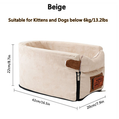 Kućni ljubimac Štene Mačka Krevet Nosiljka Putna torba za autosjedalicu Središnja kontrola Naslon za ruke Neklizajuća uzgajivačnica Male pasmine Psi Mačke Putni prijevoz