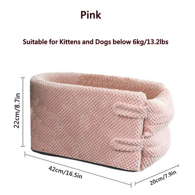 Kućni ljubimac Štene Mačka Krevet Nosiljka Putna torba za autosjedalicu Središnja kontrola Naslon za ruke Neklizajuća uzgajivačnica Male pasmine Psi Mačke Putni prijevoz