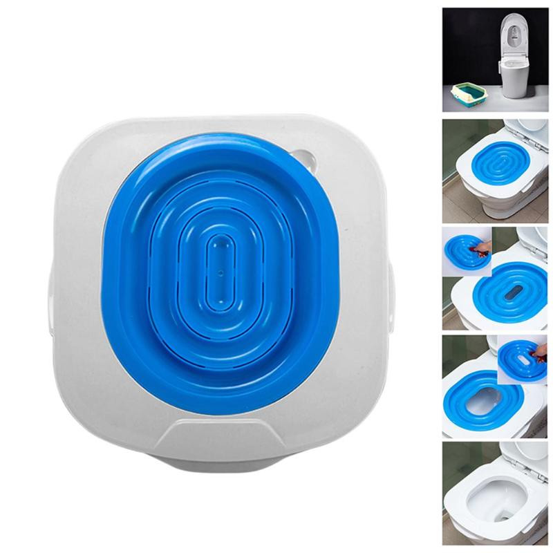 Komplet za obuku mačjih WC-a Kutija za kućne ljubimce Posteljina Sustav ladica Profesionalni trener Poklopac alata Pisoar Sredstva za čišćenje sjedala za mače mačke