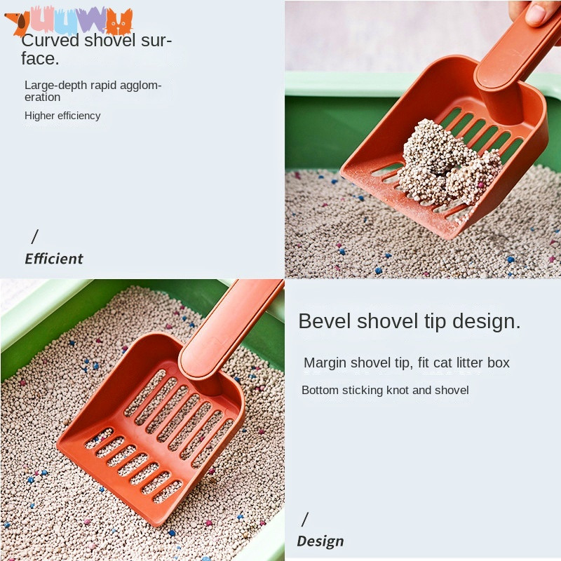 Kaķu pakaišu lāpsta Mājdzīvnieku pakaišu lāpsta Daudzfunkcionāls mājdzīvnieku kaķu pakaišu lāpsta komplekts Kaķu tualetes produkti Tīrīšanas rīki Mājdzīvnieki Piederumi