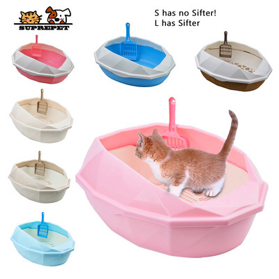 SUPREPET Toilet Bedpan Cat Litter Box Toilet Supply Anti-Splash Pet Dog Toilet Puppy Plastic Cat Tray Cat Toilet Training Kit