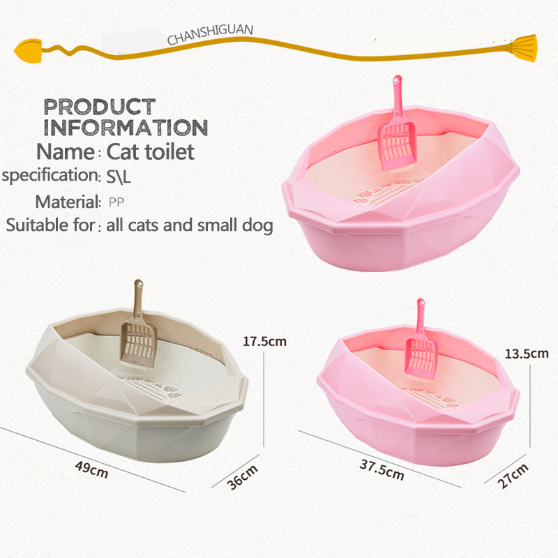 SUPREPET tualetes poda kaķu pakaišu kastes tualetes piederumi pret šļakatām mājdzīvnieku suņu tualetes kucēnu plastmasas kaķu paplāte kaķu tualetes apmācības komplekts