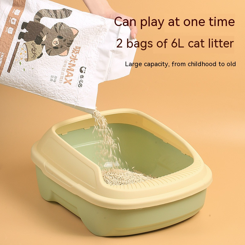 Kaķu pakaišu kaste plastmasas daļēji slēgta kaķu smilšu kaste maza pretšļakatu daļēji slēgta kaķēnu tualetes dezodorants pret smiltīm