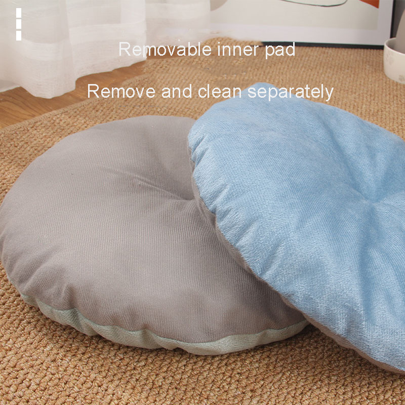 Daļēji slēgts ziemas uzturs silts kaķu ligzdas būris Four Seasons General Cat Villa karikatūra Noņemama mazgājama kaķu suņu mājdzīvnieku produkti