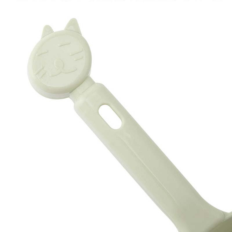 1 gab kaķu pakaišu lāpsta, sabiezināts mājdzīvnieku tīrīšanas rīks Plastmasas liekšķere Smilšu slaucīšanas līdzekļi Tualete Kitte Clean Fēces Materiāli