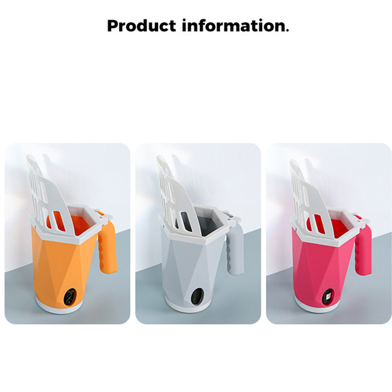 Samočisteća lopatica za mačji pijesak Ugrađena vrećica za izmet Lopata za mačke Kitty Samočisteća lopatica WC kutije s pijeskom Lopata Pijesak za izmet za kućne ljubimce