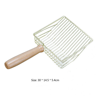 Metalni mačji otpad Lopata Čišćenje kućnih ljubimaca Mačka Velika lopata Filter Čišćenje mačjeg otpada Galvanizacija Čisti metal Bez ostataka