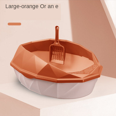 Kassiliivakast Poolkinnine pritsmevastane korduvkasutatav kassi voodipotid Lemmiklooma tualettruumi puhastusvahendid Väike kassikäimla poolkinnine liivakast