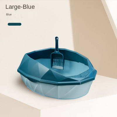 Kassiliivakast Poolkinnine pritsmevastane korduvkasutatav kassi voodipotid Lemmiklooma tualettruumi puhastusvahendid Väike kassikäimla poolkinnine liivakast