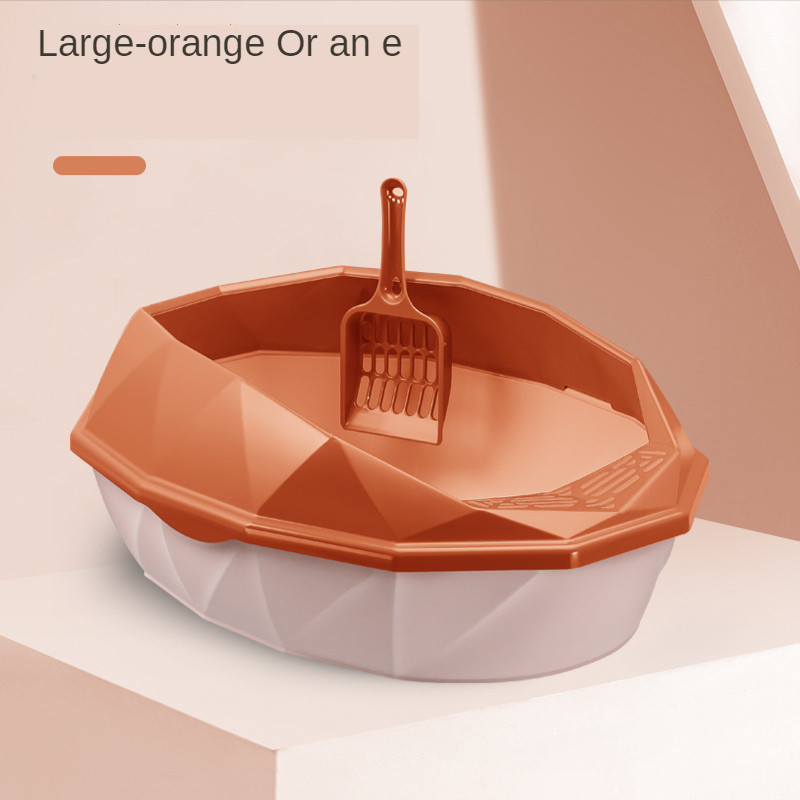 Kassiliivakast Poolkinnine pritsmevastane korduvkasutatav kassi voodipotid Lemmiklooma tualettruumi puhastusvahendid Väike kassikäimla poolkinnine liivakast