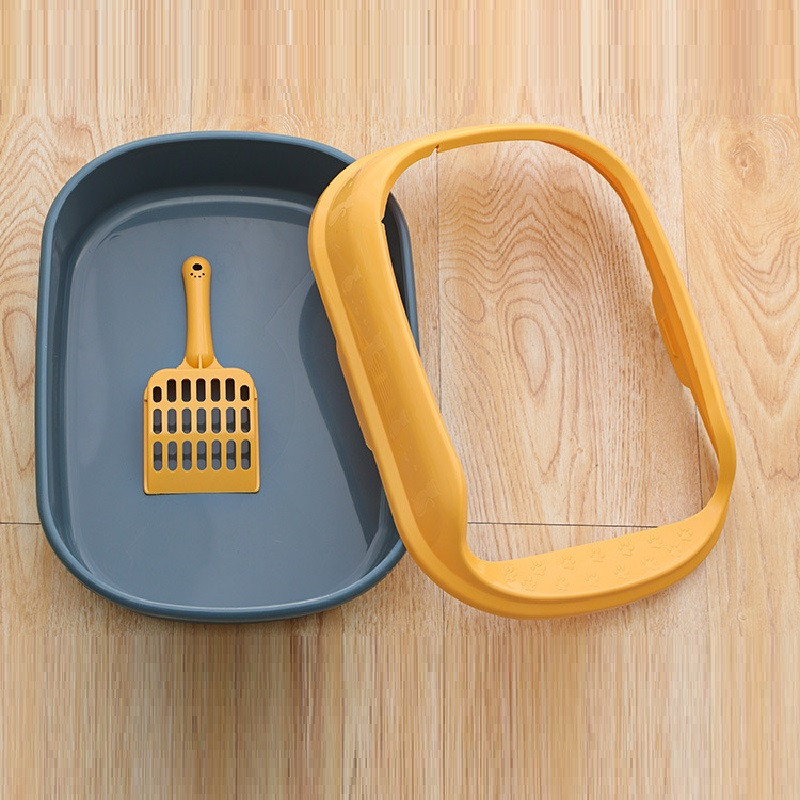 Enim müüdud kvaliteet plastikust kassiliivakasti lemmikloomatooted koerte kassiliivakandik kaka liivakasti tualett loomadele + liivakühvlita