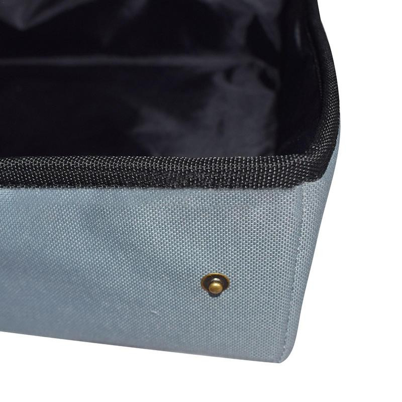 Pārnēsājama kaķu pakaišu kaste Salokāmas pārklātas pakaišu kastes kaķiem Mājdzīvnieku pārvadātājs kaķiem Pakaišu kaste Ūdensizturīgs ceļojumu pakaiši