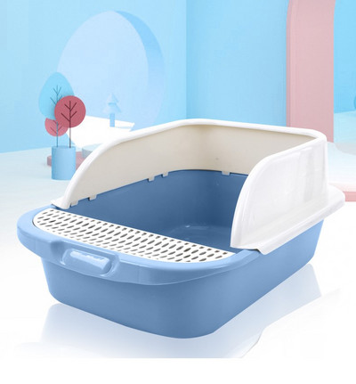 Odvojiva kutija za pijesak za mačiće WC školjka za kućne ljubimce Poluzatvoreni bazen za čišćenje mačaka Pješčanik protiv prskanja Pribor za mačke Predmeti za kućne ljubimce