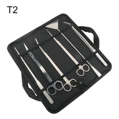 Akvārija rīku komplekts Pincetes Šķēres Nerūsējošais tērauds Tīrīšanas rīki Ūdensaugi Zivju tvertnes Akvārija piederumi