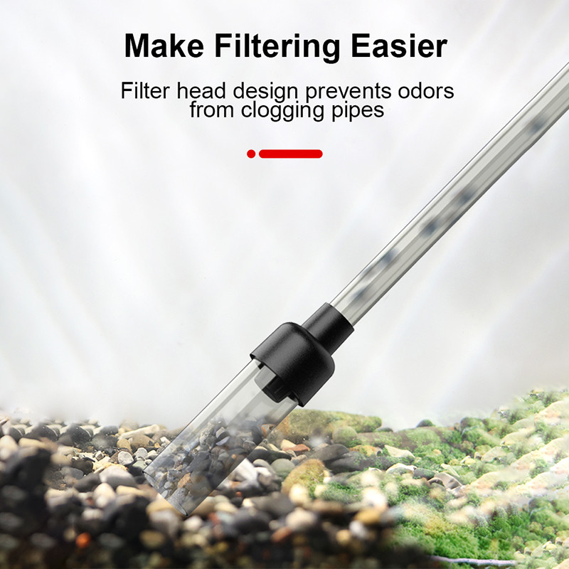 Alati za čišćenje pumpe za izmjenu vode za akvarij Mjenjač vode Čistač šljunka Sifon za akvarijum Filter za vodu Pumpa za regulaciju protoka vode
