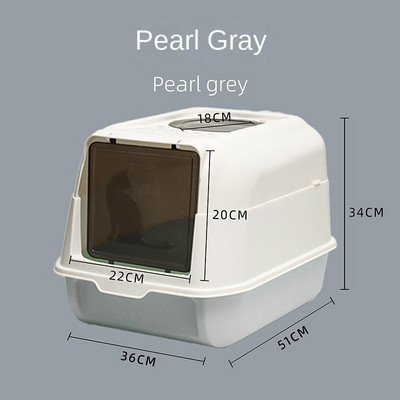 Suur täielikult suletud kassiliivakauss Pritsme- ja lõhnakindel kassikäimla, väljalükatav kassi väljaheidete vaagnaga kassikäimla