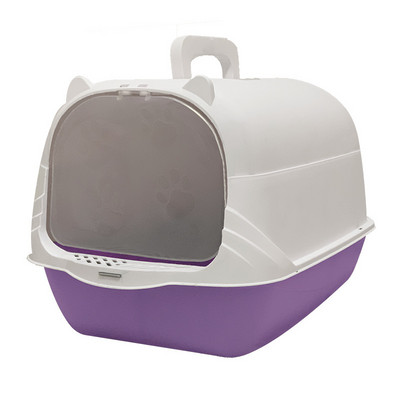 Novi umivaonik za mačji pijesak, odvojen dezodorirajući mačji zahod, veliki preklopni umivaonik za mačke protiv prskanja, zalihe