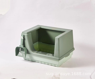 Plastična kućica za kućne ljubimce Unutarnja oprema za osposobljavanje za WC za mačke Moderna kutija za pijesak Pribor za mačiće Putovanja