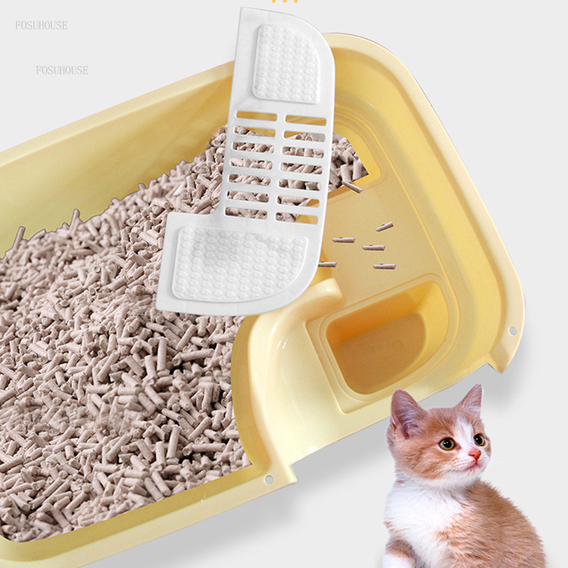 Pilnībā slēgta koridora kaķu gultas trauki kaķu pakaišu kaste Īpaši liela, šļakatām droša kaķu tualete Ejas tipa kaķu pakaišu kaste Kaķu piederumi